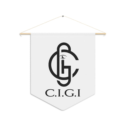 Elegant Pennant Wall Decor - C.I.G.I. Design, Minimalist Banner, Home Wall Art, Modern Decor, Unique Gift, Room Accent