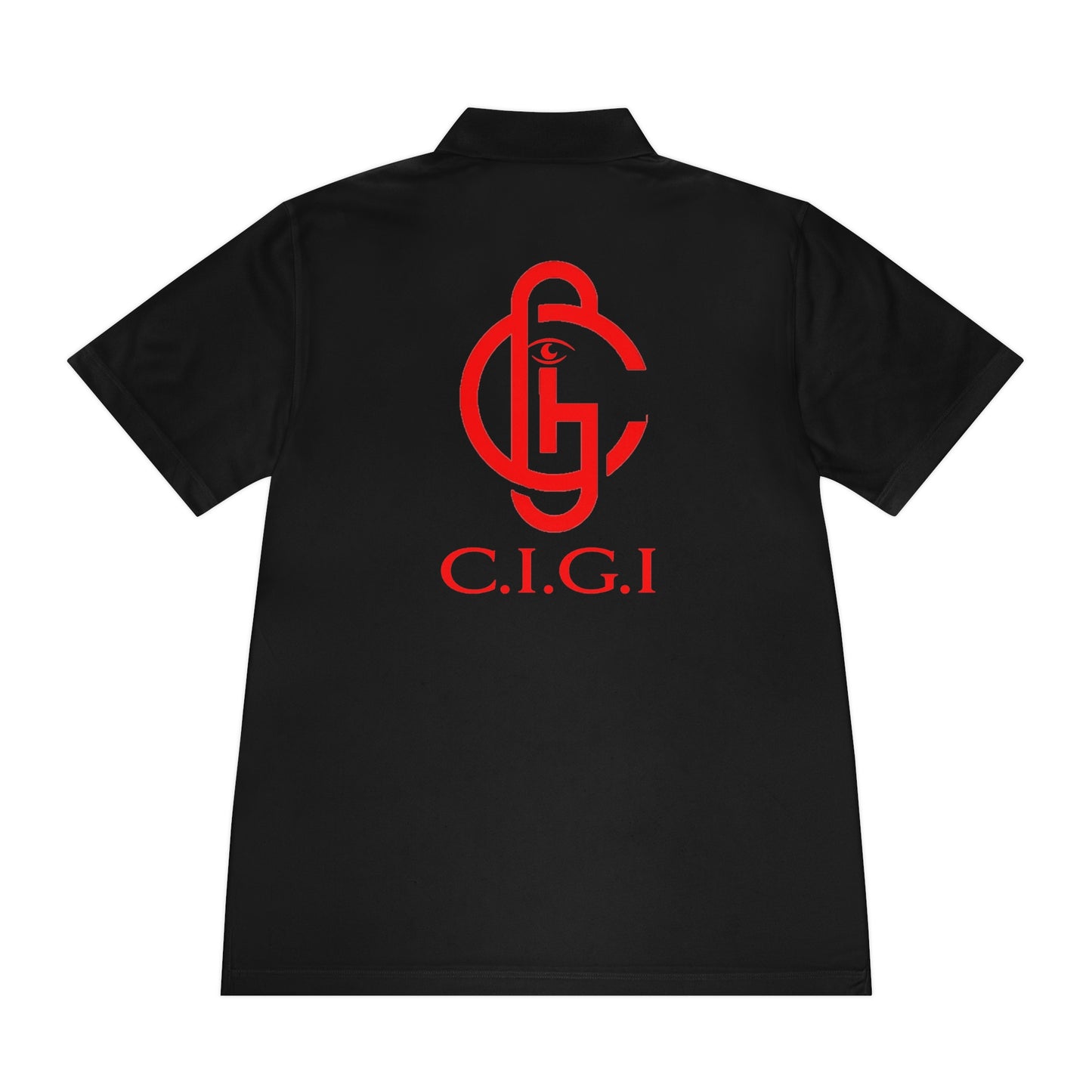Men's Sport Polo Shirt - C.I.G.I. Emblem Design for Active Lifestyle