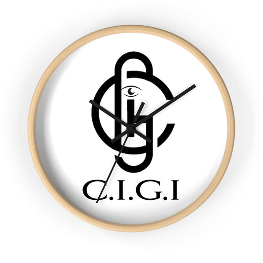 Stylish Minimalist Wall Clock - Modern Home Decor, C.I.G.I. Wall Art, Unique Gift, Office Timer, Scandinavian Design