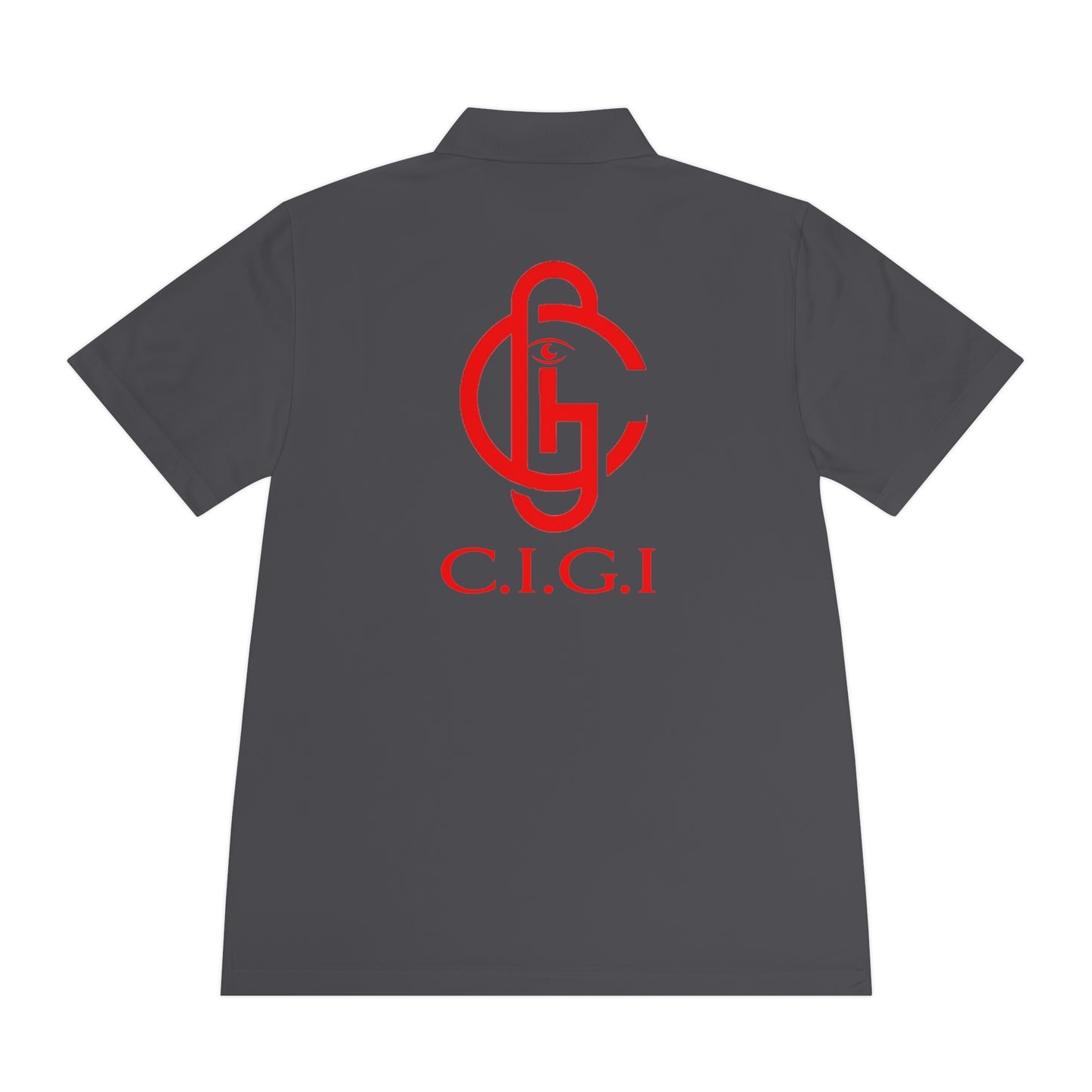 Men's Sport Polo Shirt - C.I.G.I. Emblem Design for Active Lifestyle
