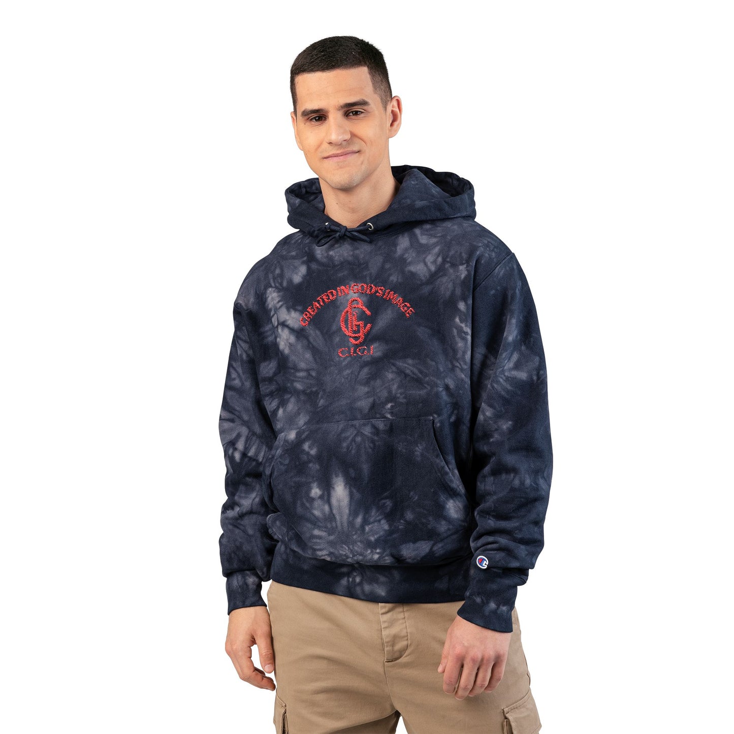 Unisex Champion Tie-Dye Hoodie with Embroidered Design, Trendy Streetwear, Comfortable Casual Wear, Unique Gift for Friends, Cozy [...]