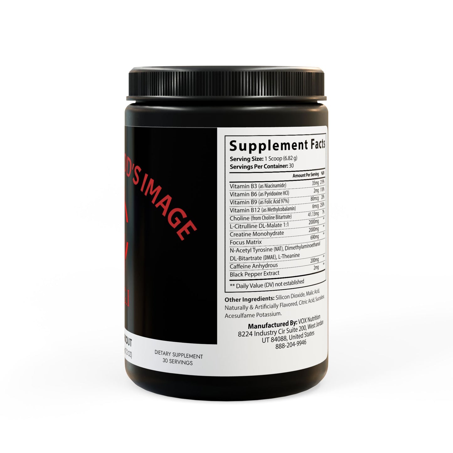 Pre-Workout Supplement, Fruit Punch (204g, 7.1oz)
