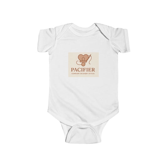 Cute Infant Bodysuit with Pacifier Design - Perfect for Newborns