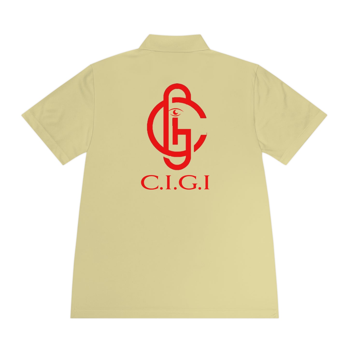 Men's Sport Polo Shirt - C.I.G.I. Emblem Design for Active Lifestyle
