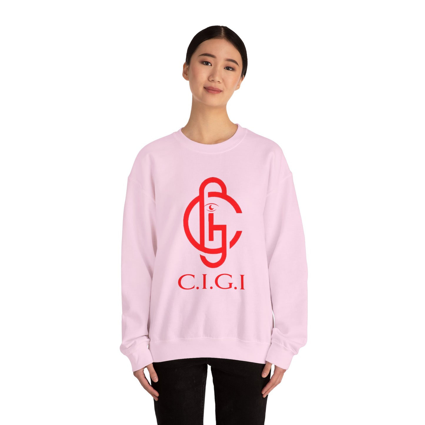 C.I.G.I. Unisex Heavy Blend Crewneck Sweatshirt - Cozy Streetwear for All Occasions