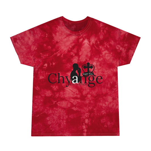 Chyange Tie-Dye Tee - Vibrant Blue Relaxed Fit Shirt