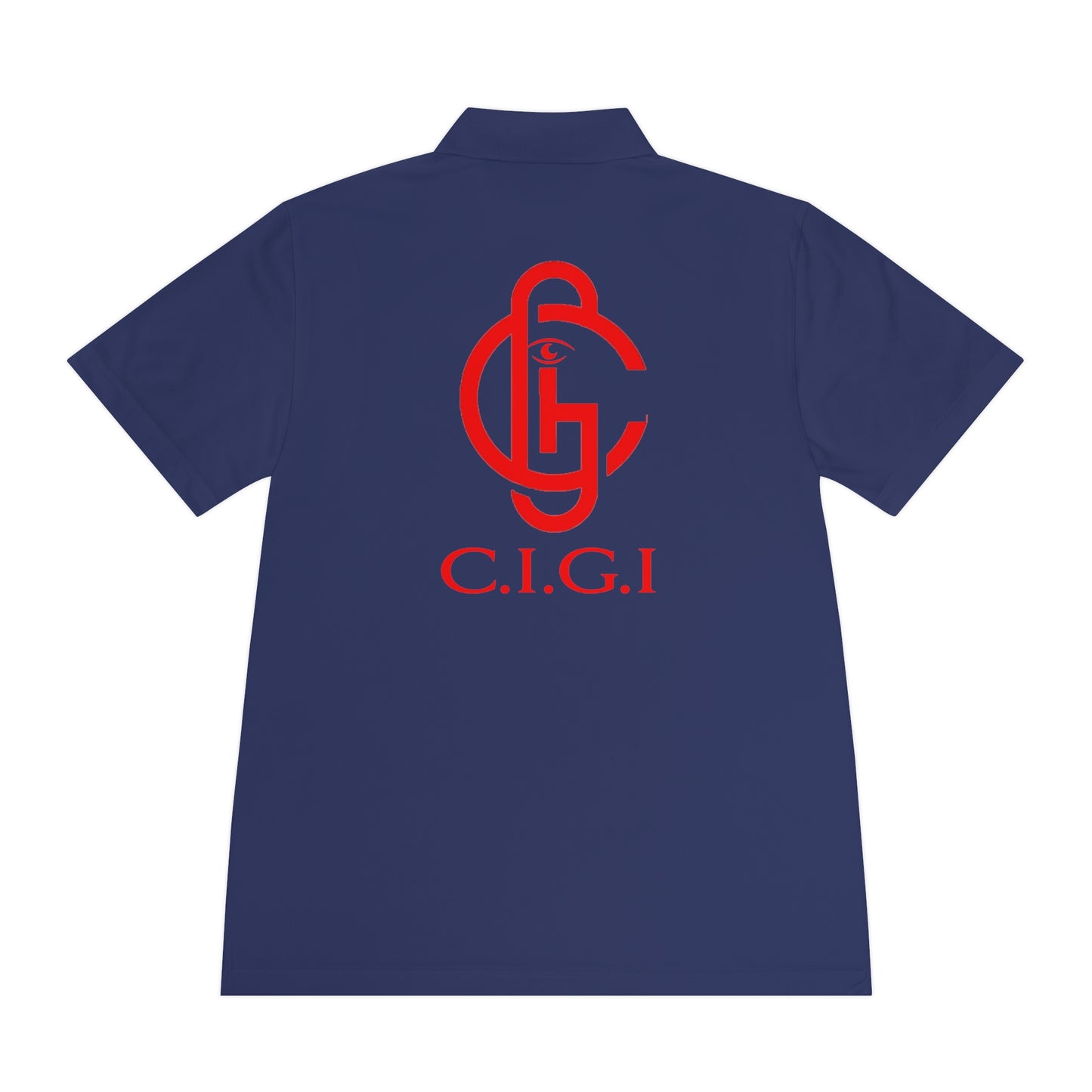 Men's Sport Polo Shirt - C.I.G.I. Emblem Design for Active Lifestyle