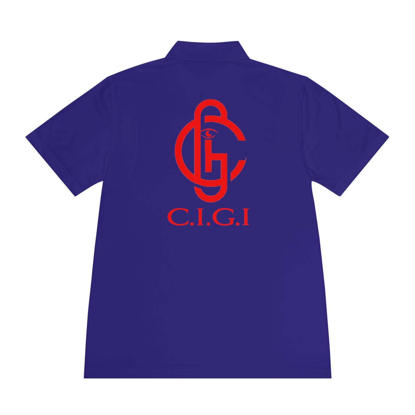 Men's Sport Polo Shirt - C.I.G.I. Emblem Design for Active Lifestyle